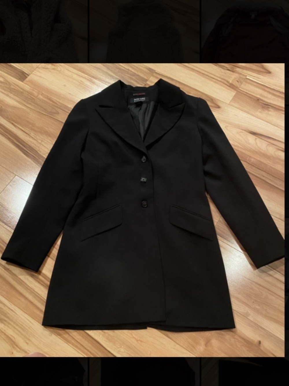 SALE!!! New York & Company Black City Stretch Jacket—6